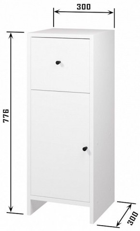 Комод Квадро в Нижнекамске - nizhnekamsk.mebel24.online | фото 3