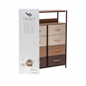 Комод Leset Локи 8 ящ. с полкой в Нижнекамске - nizhnekamsk.mebel24.online | фото 10