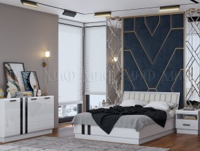 МАГНОЛИЯ Комод (Белый глянец/Белый) в Нижнекамске - nizhnekamsk.mebel24.online | фото 3
