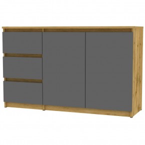 Комод Malta light K187 (ДВ-Графит) в Нижнекамске - nizhnekamsk.mebel24.online | фото