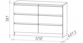 НИЦЦА-7 Комод (НЦ.07) в Нижнекамске - nizhnekamsk.mebel24.online | фото 3