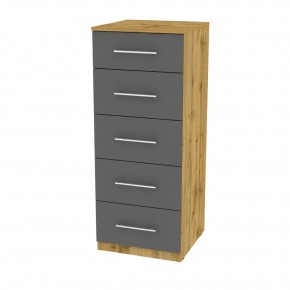 Комод "Калисто (K35)" ручка рейлинг (ДВ-Графит) в Нижнекамске - nizhnekamsk.mebel24.online | фото