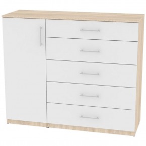 Комод "Калисто (K40)" ручка рейлинг (ДСС-Белый) в Нижнекамске - nizhnekamsk.mebel24.online | фото