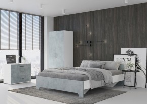 Комод VICTOR (Белый/Бетон) в Нижнекамске - nizhnekamsk.mebel24.online | фото 3
