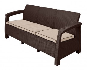 Комплект уличной мебели Yalta Terrace Triple Set (Ялта) шоколадный в Нижнекамске - nizhnekamsk.mebel24.online | фото 2