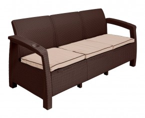 Комплект уличной мебели Yalta Terrace Triple Set (Ялта) шоколадный в Нижнекамске - nizhnekamsk.mebel24.online | фото 3