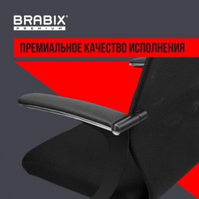 Кресло BRABIX PREMIUM "Ultimate EX-801" хром, плотная двойная сетка Х2, черное, 532917 в Нижнекамске - nizhnekamsk.mebel24.online | фото 3