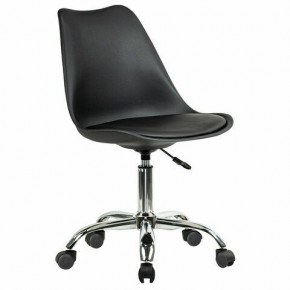 Кресло стул BRABIX "Eames MG-310 CH", хром, пластик черный, экокожа черная, 532925 в Нижнекамске - nizhnekamsk.mebel24.online | фото 2