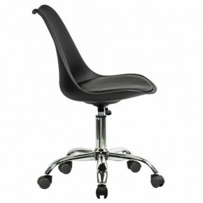 Кресло стул BRABIX "Eames MG-310 CH", хром, пластик черный, экокожа черная, 532925 в Нижнекамске - nizhnekamsk.mebel24.online | фото 3