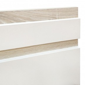 Кровать 1400 Салоу с настилом (Дуб сонома/перламутр) в Нижнекамске - nizhnekamsk.mebel24.online | фото 4