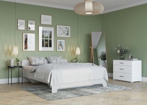 Кровать 1,6 VICTOR + основание (Белый) в Нижнекамске - nizhnekamsk.mebel24.online | фото 4