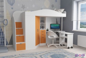 Кровать-чердак Юниор 4 (800*1900) в Нижнекамске - nizhnekamsk.mebel24.online | фото 11