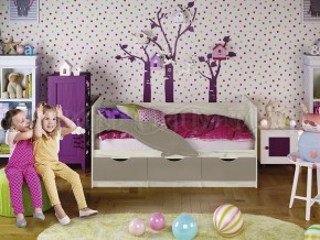 ДЕЛЬФИН-1 Кровать 1600 (Шарли Мокко) в Нижнекамске - nizhnekamsk.mebel24.online | фото