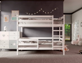 Кровать двухъярусная без крыши 80*160 Белый в Нижнекамске - nizhnekamsk.mebel24.online | фото 2
