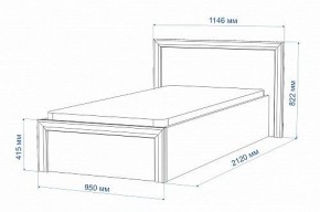 Кровать односпальная Нобиле Кр-90 в Нижнекамске - nizhnekamsk.mebel24.online | фото 2