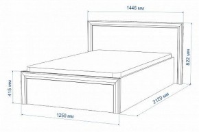 Кровать полутораспальная Нобиле Кр-120 в Нижнекамске - nizhnekamsk.mebel24.online | фото 3