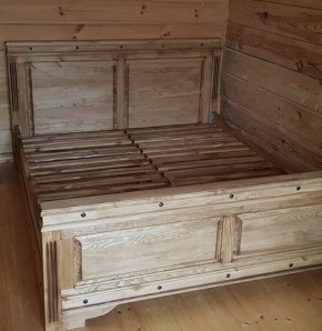 Кровать "Викинг 01" 1400 массив в Нижнекамске - nizhnekamsk.mebel24.online | фото 2