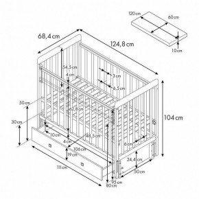 Кроватка Фея 328-01 в Нижнекамске - nizhnekamsk.mebel24.online | фото 10