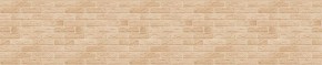 Кухонный фартук 610х3000х1,5 (композит) КМ Кирпич бежевый в Нижнекамске - nizhnekamsk.mebel24.online | фото