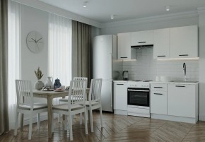 Кухонный гарнитур Белый Глянец 2000 (Стол. 26мм) в Нижнекамске - nizhnekamsk.mebel24.online | фото