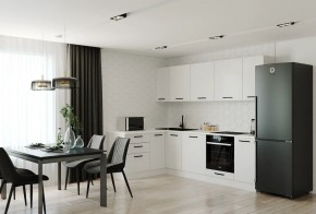 Кухонный гарнитур Белый Глянец 2600*1600 (Стол. 26мм) в Нижнекамске - nizhnekamsk.mebel24.online | фото