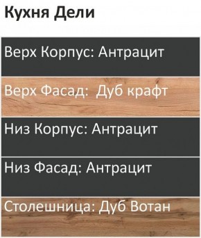 Кухонный гарнитур Дели 1000 (Стол. 26мм) в Нижнекамске - nizhnekamsk.mebel24.online | фото 3