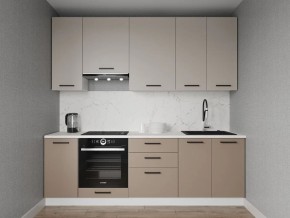Кухонный гарнитур Каппучино 2400 h950 (Стол. 38мм) в Нижнекамске - nizhnekamsk.mebel24.online | фото