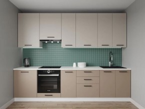 Кухонный гарнитур Каппучино 3000 h950 (Стол. 38мм) в Нижнекамске - nizhnekamsk.mebel24.online | фото