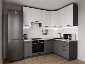 Кухонный гарнитур Меренга 2200*1600 h950 (Стол. 38мм) в Нижнекамске - nizhnekamsk.mebel24.online | фото