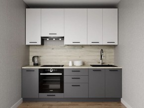 Кухонный гарнитур Меренга 2400 h950 (Стол. 26мм) в Нижнекамске - nizhnekamsk.mebel24.online | фото 1