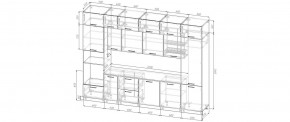 Кухонный гарнитур Санторини 3400 (Стол. 38мм) в Нижнекамске - nizhnekamsk.mebel24.online | фото 2