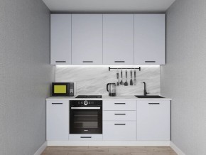 Кухонный гарнитур Смоки 2200 h950 (Стол. 38 мм) в Нижнекамске - nizhnekamsk.mebel24.online | фото 1