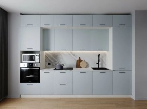 Кухонный гарнитур Смоки 3400 (Стол. 38мм) в Нижнекамске - nizhnekamsk.mebel24.online | фото