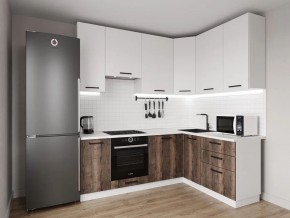 Кухонный гарнитур Старое Дерево 2200*1600 h950 (Стол. 38мм) в Нижнекамске - nizhnekamsk.mebel24.online | фото