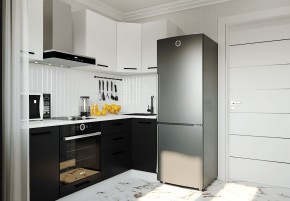 Кухонный гарнитур угловой Графика 2200х1000 (Стол. 38мм) в Нижнекамске - nizhnekamsk.mebel24.online | фото