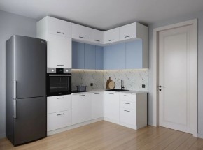 Кухонный гарнитур угловой Капри 2200*1700 (Стол. 26мм) в Нижнекамске - nizhnekamsk.mebel24.online | фото