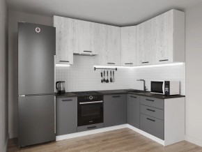 Кухонный гарнитур угловой Санторини 2200*1600 h950 (Стол. 38мм) в Нижнекамске - nizhnekamsk.mebel24.online | фото