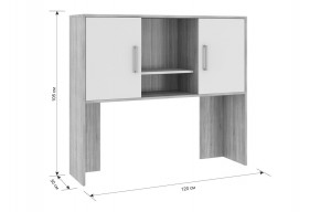 ЛАЙТ 2 Надстройка стола компьютерного (1200) в Нижнекамске - nizhnekamsk.mebel24.online | фото 3