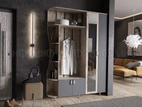 ЛИКА №1 Прихожая ЛДСП (графит/дуб юкон) в Нижнекамске - nizhnekamsk.mebel24.online | фото