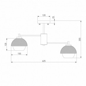 Люстра на штанге Eurosvet Nocciola 70106/6 черный в Нижнекамске - nizhnekamsk.mebel24.online | фото 5