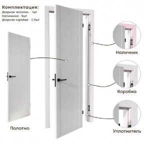 Межкомнатная дверь Bolivar Каньон браун (комплект) в Нижнекамске - nizhnekamsk.mebel24.online | фото 4