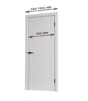Межкомнатная дверь Bolivar Роялвуд белый (комплект) 900 в Нижнекамске - nizhnekamsk.mebel24.online | фото