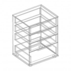 МОНИКА Комод с 4 ящиками в Нижнекамске - nizhnekamsk.mebel24.online | фото 3