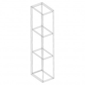 МОНИКА Стеллаж малый в Нижнекамске - nizhnekamsk.mebel24.online | фото 3