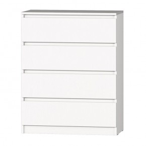 МС "Хилтон" Комод №1 800 (4 ящ.) белый текстурный в Нижнекамске - nizhnekamsk.mebel24.online | фото 2