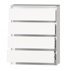 МС "Хилтон" Комод №1 800 (4 ящ.) белый текстурный в Нижнекамске - nizhnekamsk.mebel24.online | фото 3