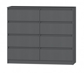 МС "Хилтон" Комод №3 1200 (8 ящ.) графит в Нижнекамске - nizhnekamsk.mebel24.online | фото 2