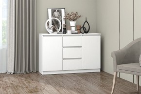 МС "Хилтон" Комод №4 1200 (белый текстурный) в Нижнекамске - nizhnekamsk.mebel24.online | фото