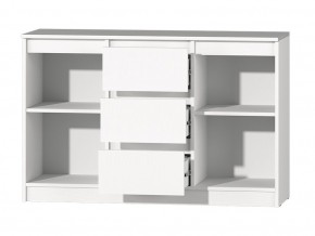 МС "Хилтон" Комод №4 1200 (белый текстурный) в Нижнекамске - nizhnekamsk.mebel24.online | фото 3