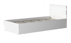МС "Хилтон" Кровать 0,9 (Белый текстурный) 900*2000 в Нижнекамске - nizhnekamsk.mebel24.online | фото